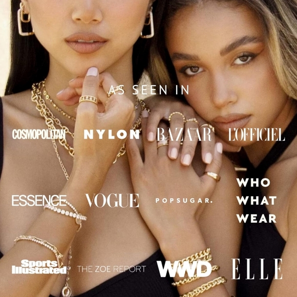 Ettika Womens Starlight Dreamer Choker and Lariat Chocker Necklace Set NWT - Picture 4 of 8